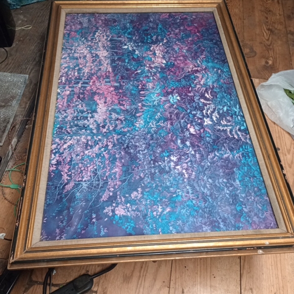 Framed painting art
